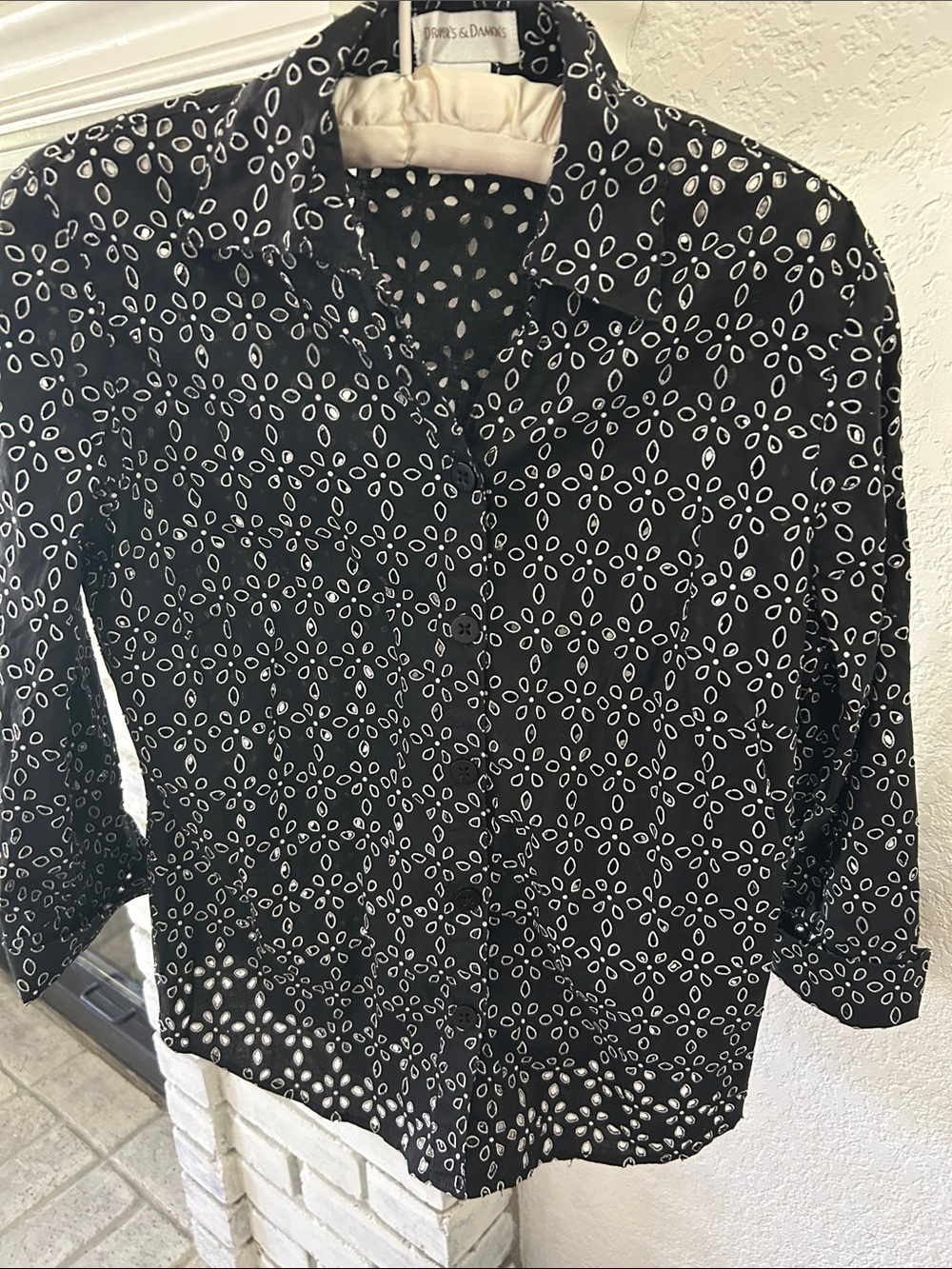 Draper’s & Damon’s eyelet blouse